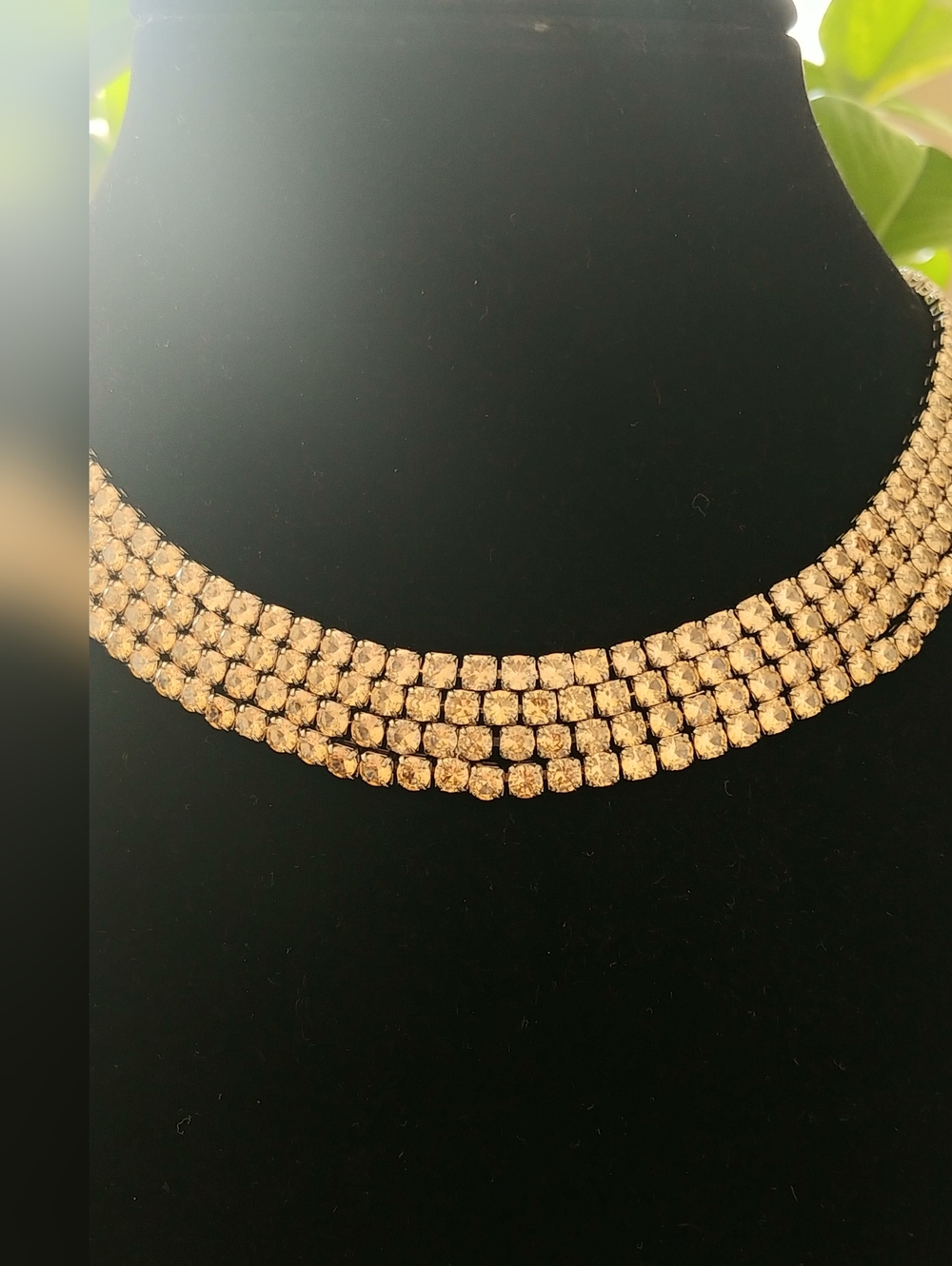 Peach Double Tennis Necklace BOGO